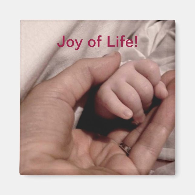 New mamma och Baby - Joy of Life Magnet (Framsidan)