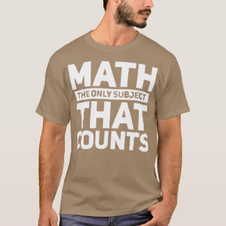 New Math Teacher Gift T Shirt