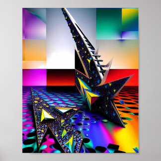 New Memphis Design Vistas Poster