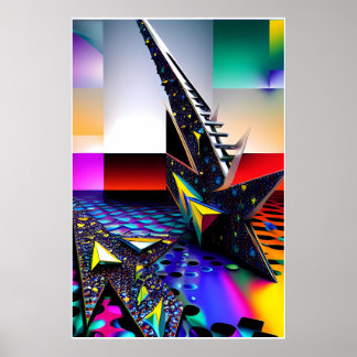 New Memphis Design Vistas Poster