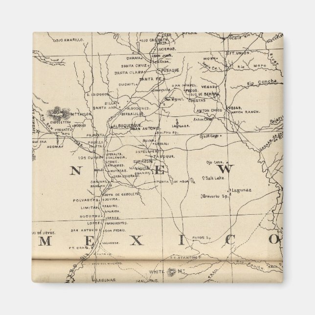 NEW MEXICO 3 MAGNET (Framsidan)