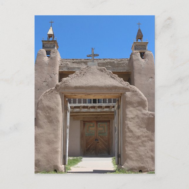 New mexico Adobe Church Vykort (Framsida)