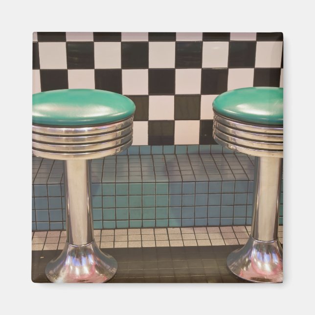 New Mexico, Albuquerque. The 66 Diner längs Magnet (Framsidan)