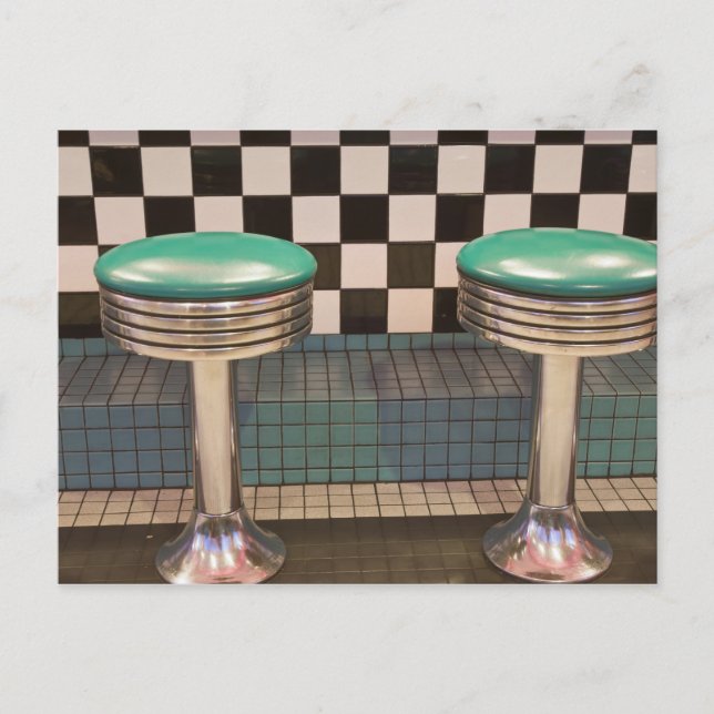 New Mexico, Albuquerque. The 66 Diner längs Vykort (Framsida)