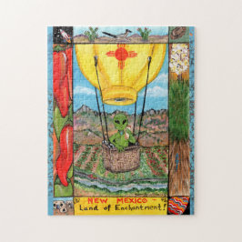 new mexico Alien Balloon Vacation Jigszle Puzzle Pussel