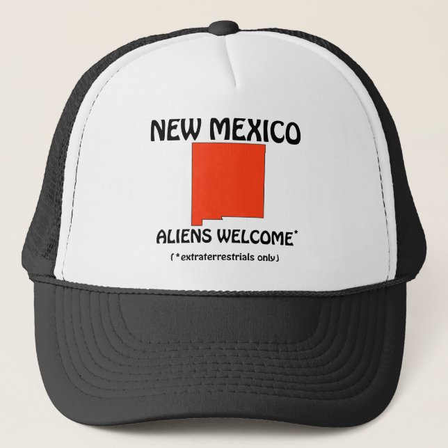 New Mexico - Aliens Välkomna Keps (Framsida)