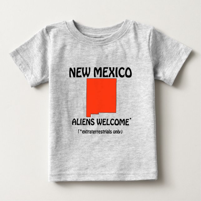 New Mexico - Aliens Välkomna Tee (Framsida)