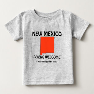 New Mexico - Aliens Välkomna Tee Shirt