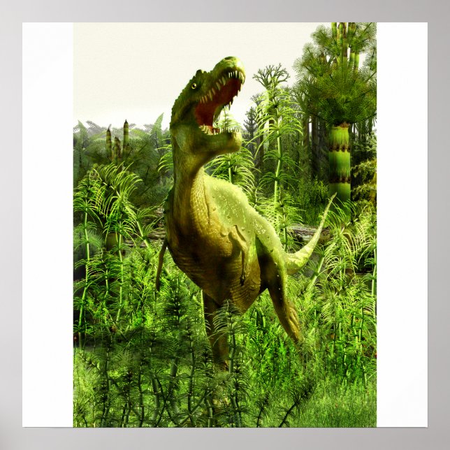 New mexico Allosaurus Poster (Framsidan)