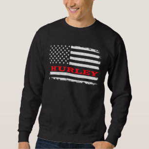 New mexico American Flagga Hurley Usa Patriotic So Lång Ärmad Tröja