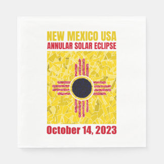 New mexico Annular Eclipse Napkin Pappersservett