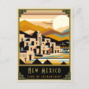 New mexico Art Deco Vykort