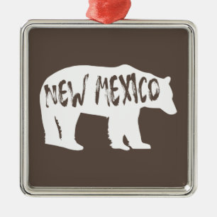 New mexico Bear Julgransprydnad Metall