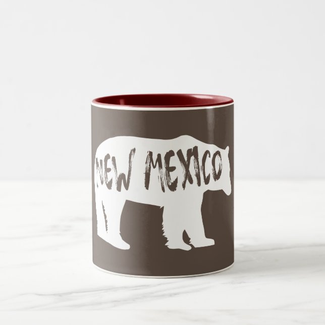New mexico Bear Två-Tonad Mugg (Center)