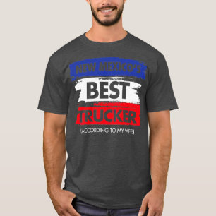 New mexico Best Trucker enligt min fru T Shirt
