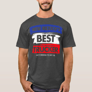 New mexico Best Trucker enligt min katt T Shirt