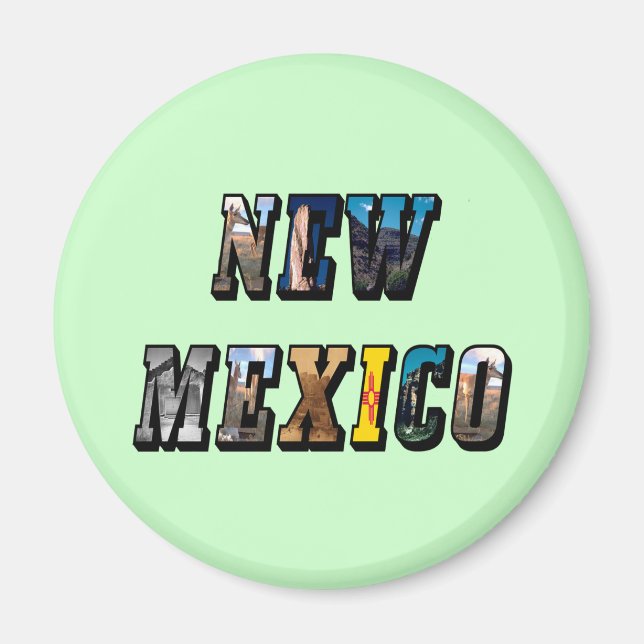 New mexico Bild Magnet (Framsidan)