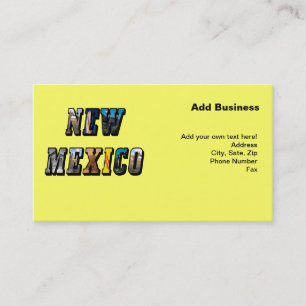 New mexico Bild Visitkort