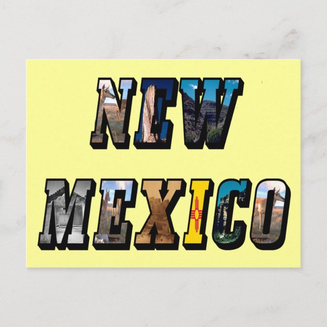 New mexico Bild Vykort (Framsida)