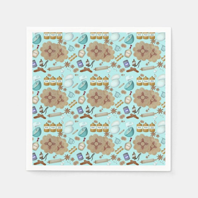 New mexico Biscochito Cookies Zia Sol Pappersservett (Framsidan)