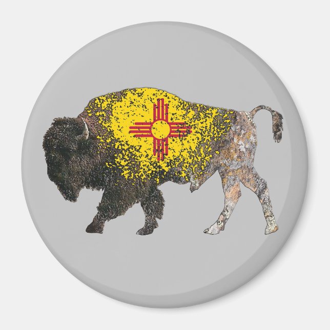 New mexico Buffalo Spirit Magnet (Framsidan)