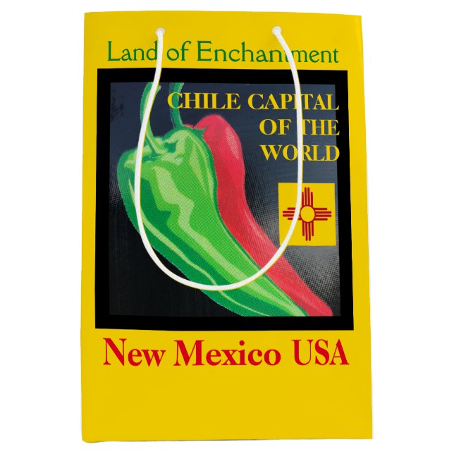 New mexico Chile Land Enchantment Red eller Grönt (Framsidan)