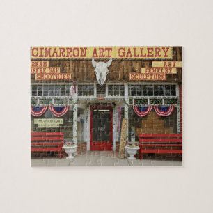 New Mexico, Cimarron. Cimarron konstgalleri, New Pussel