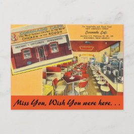 New mexico, Coronado Cafe, Socorro Vykort