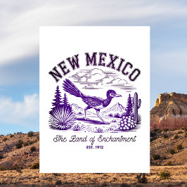 New Mexico De Förtrollade Markerna Est. 1912 Vykort