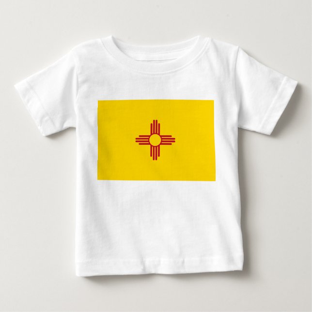 New Mexico (delstat i USA) Flagga T Shirt (Framsida)