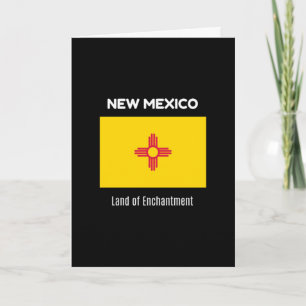 New mexico, delstaten Enchantment Kort