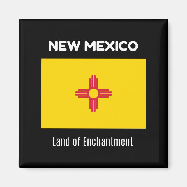 new mexico, delstaten Enchantment Magnet (Framsidan)