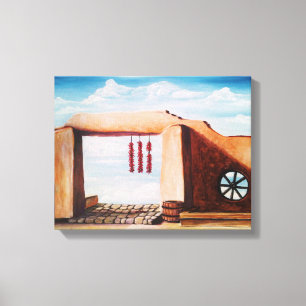 New mexico Doorway Canvastryck