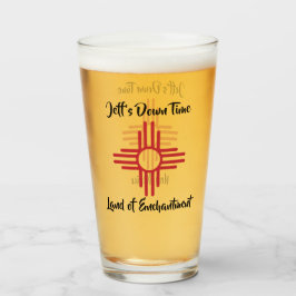 New mexico eget namn Zia Sol Symbol Gift Beer Glaskopp