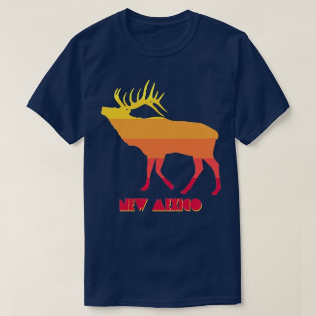 New mexico Elk T Shirt (Design framsida)