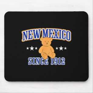 New Mexico Est. 1912, Nm Usa Patriotisk Teddybjörn Musmatta