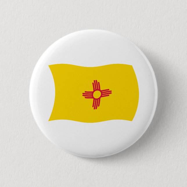 New Mexico Flag Button Knapp (Framsida)