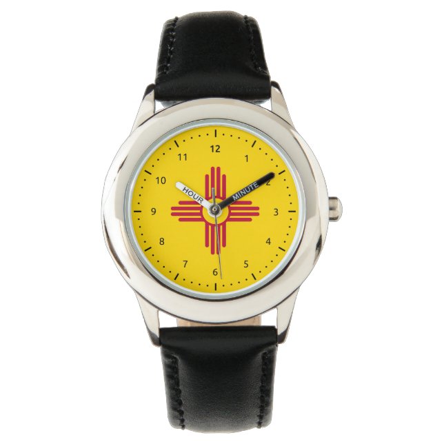 New mexico flagga, Amerikanska statlig flagga Armbandsur (Framsida)
