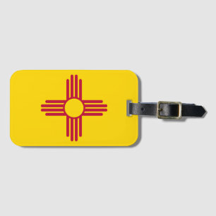 New mexico Flagga Bagagebricka