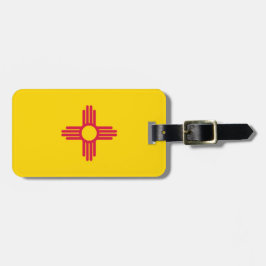 New mexico flagga bagagebricka