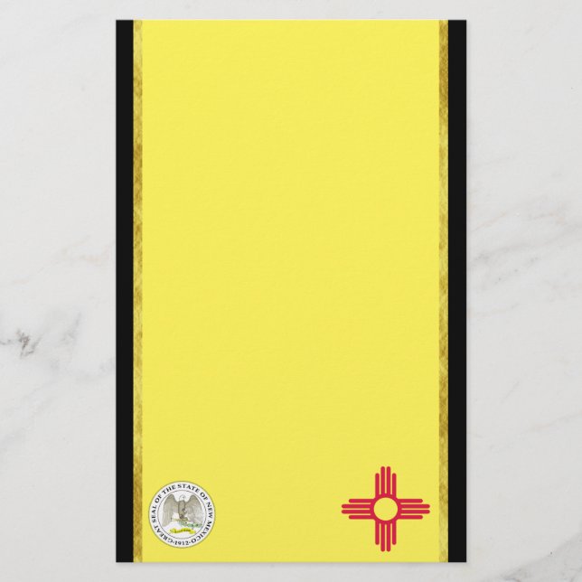 New mexico flagga brevpapper (Framsida)