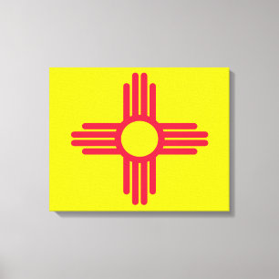 New mexico flagga canvastryck