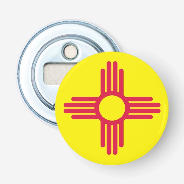 New mexico flagga flasköppnare (Framsidan)