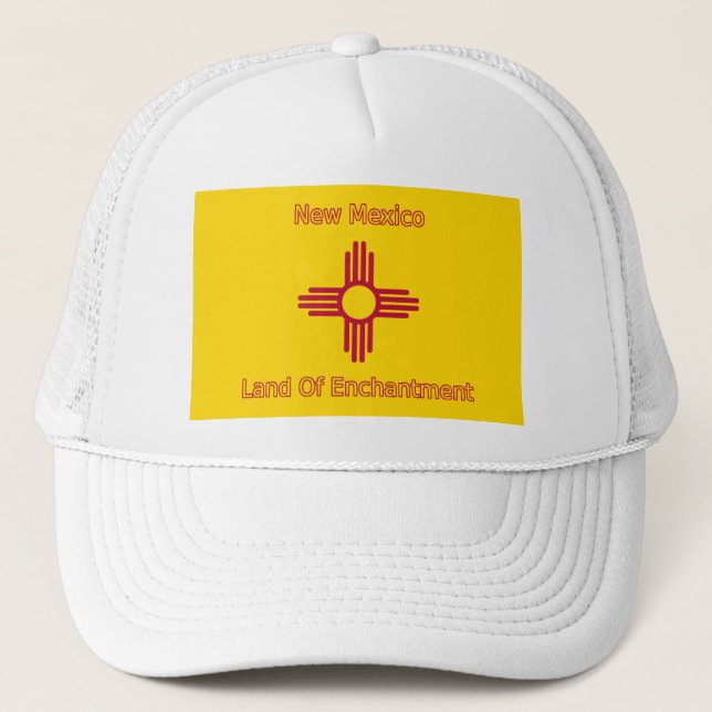 New mexico Flagga Hat Keps (Framsida)