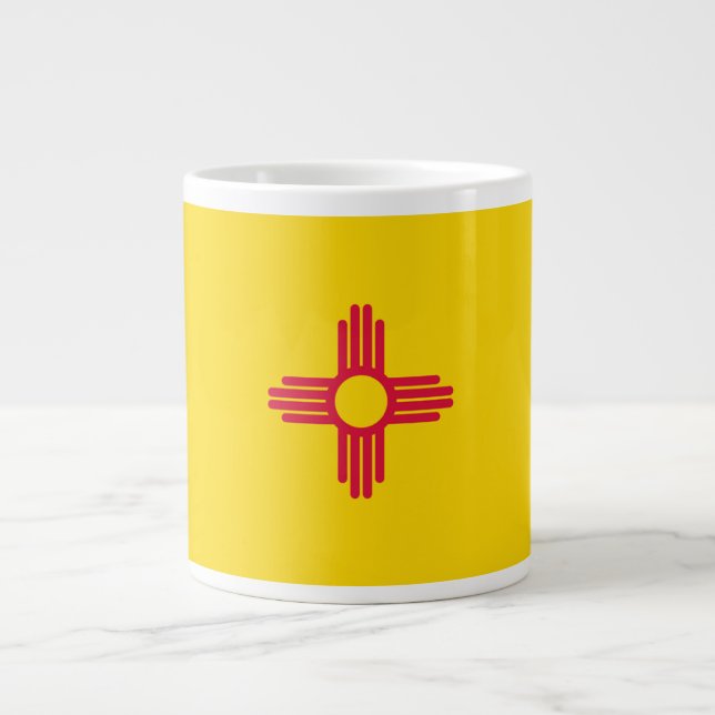New mexico Flagga Jumbo Mugg (Framsidan)