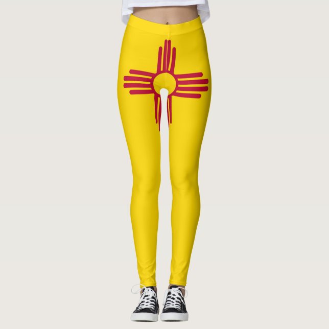 New mexico flagga leggings (Framsida)