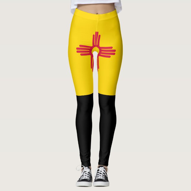 New mexico flagga leggings (Framsida)