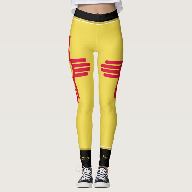 New mexico flagga leggings (Framsida)