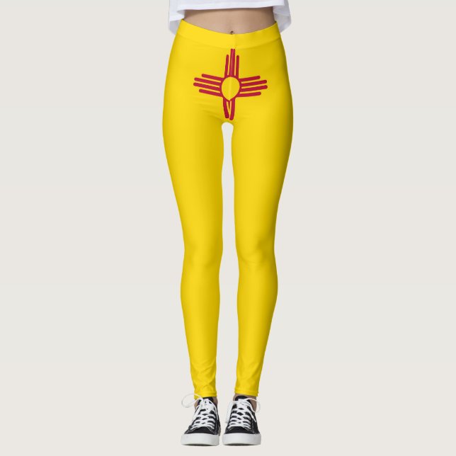 New mexico flagga leggings (Framsida)
