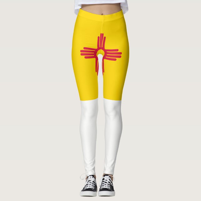 New mexico flagga leggings (Framsida)